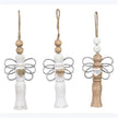Wood and Metal Angel Ornament