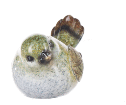 Mini Leaf Bird Figurine