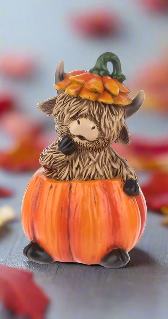 Fall Highland Cows - Figurines