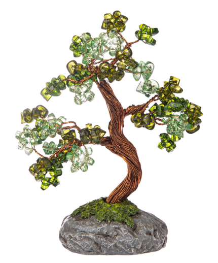 Shades of Green Beaded Tree