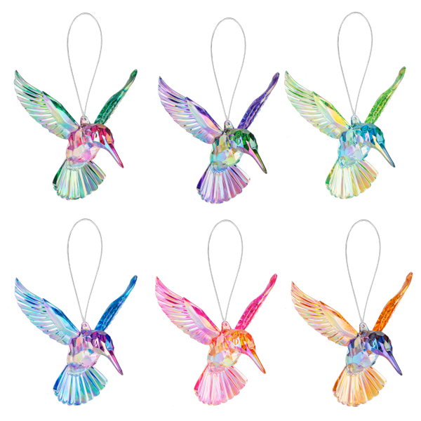 Shimmer Hummingbird ornaments