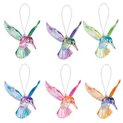 Shimmer Hummingbird ornaments