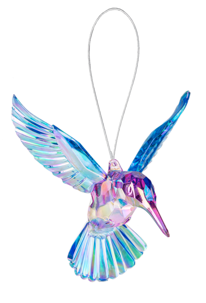 Shimmer Hummingbird ornaments