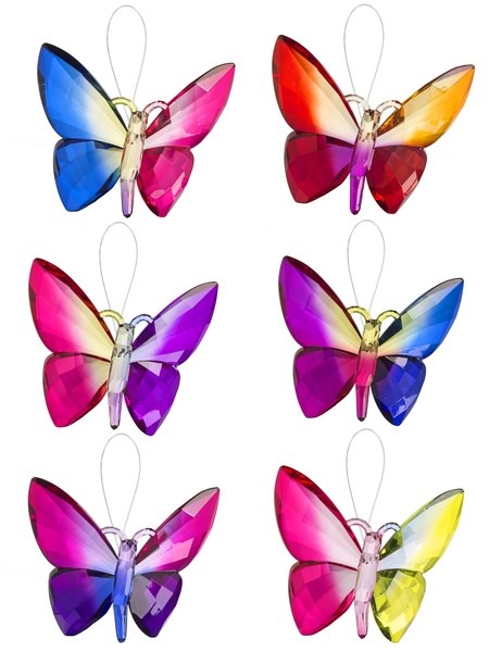 Hanging Rainbow Butterflies