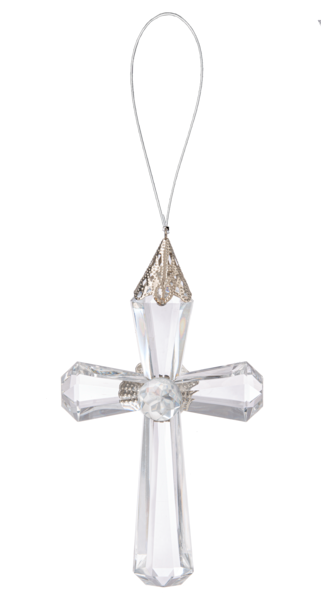 Cardinal Cross Ornament