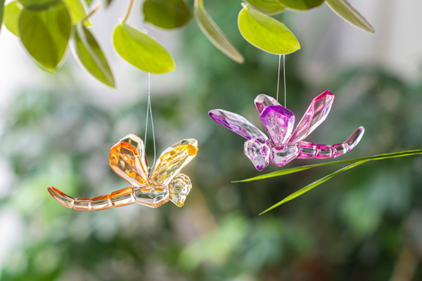 Two-Tone Small Dragonfly Ornaments