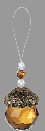 Crystal Expressions Acorn Ornaments