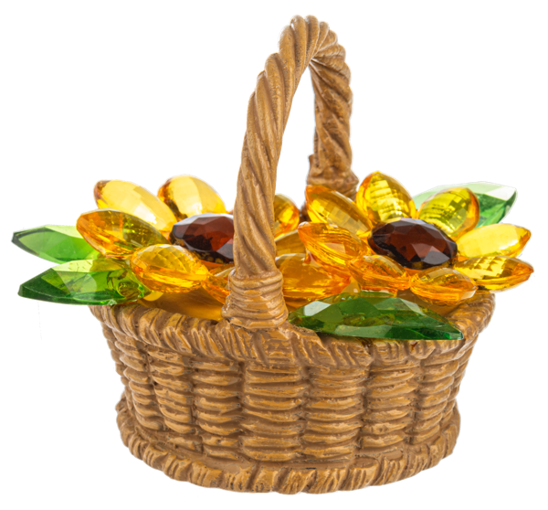 Basket of Sunflowers