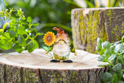 Sunflower Gnome Figurine