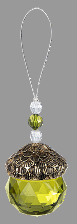 Crystal Expressions Acorn Ornaments