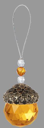 Crystal Expressions Acorn Ornaments