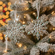 Glacier Snowflake Ornament