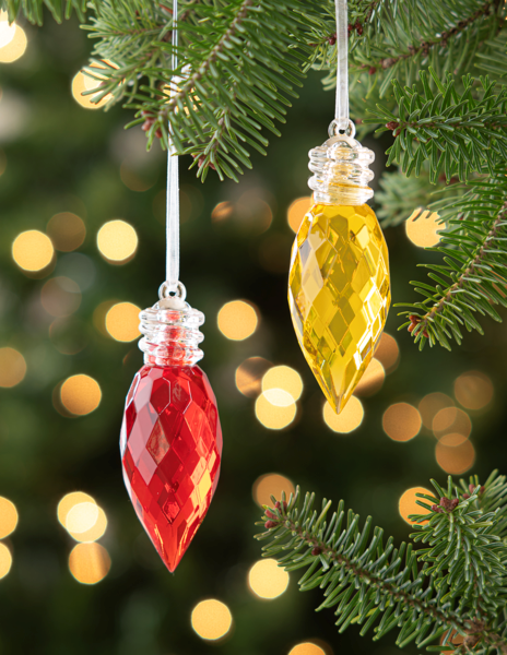 Holiday Light Bulbs Crystal Expressions ornament