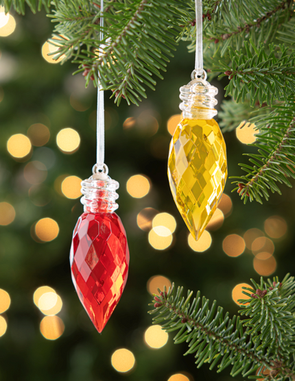 Holiday Light Bulbs Crystal Expressions ornament