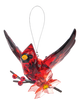 Poinsettia Cardinal Ornament