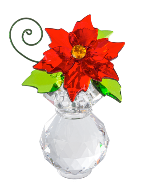 Poinsettia Bloom Posy Pot