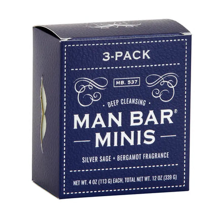 San Francisco Soap Co. Man Bar Minis Silver Sage & Bergamot Fragrance