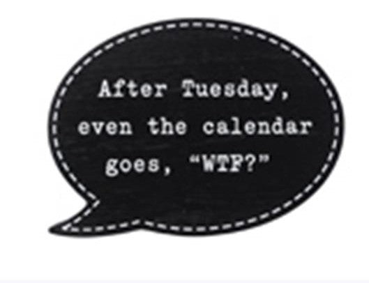 Wooden comical thought bubble plaques