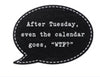 Wooden comical thought bubble plaques
