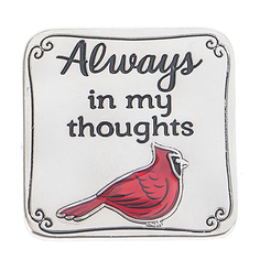 A Cardinal is a Visitor from Heaven Pocket Charm