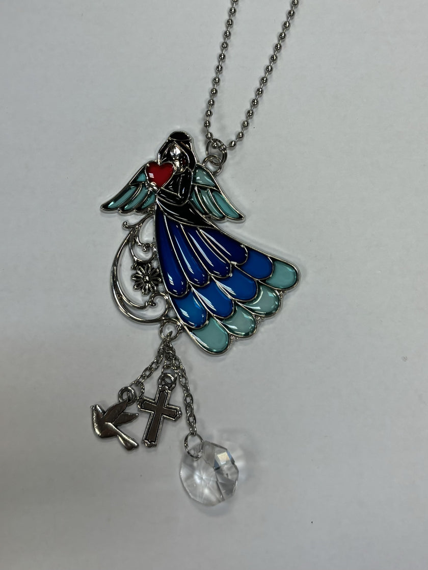 stained glass hanging charms