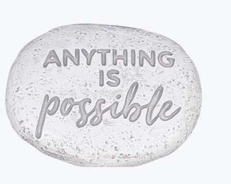 Resin rocks with motivational messages