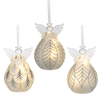 Luxury LED Glass Angel Ornament