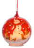 LED Snowman Glass Ornaments