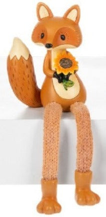 Autumn Joy Fox Shelf Sitter