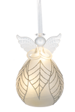 Luxury LED Glass Angel Ornament