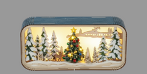 LED Light Up Laser-Cut Winter Scene Figurines