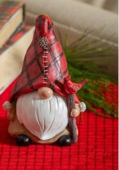 Joyful Resin Gnome tabletop decor