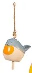 Mini ceramic Bird garden bells