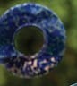 Glass circle Bird Feeder, swirl design