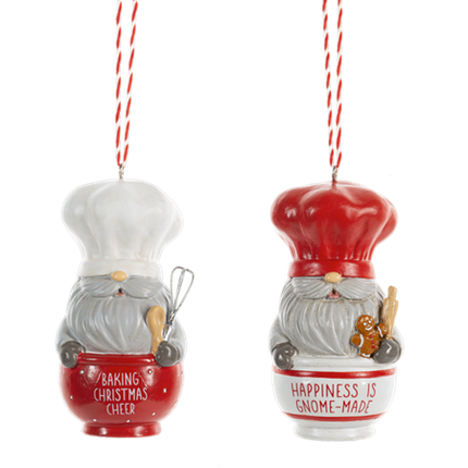 Gnome Baking Ornaments