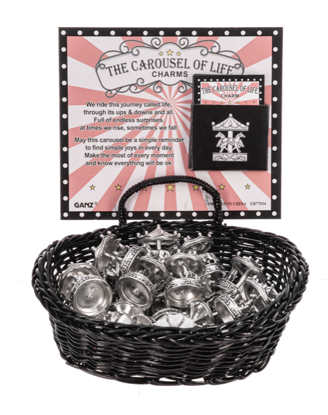 Carousel of life pocket charm