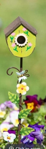 Birdhouse Plant Pick, 19