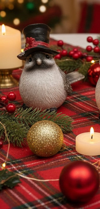 Christmas Bird Figurines