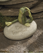 Yoga Frog Garden Rocks