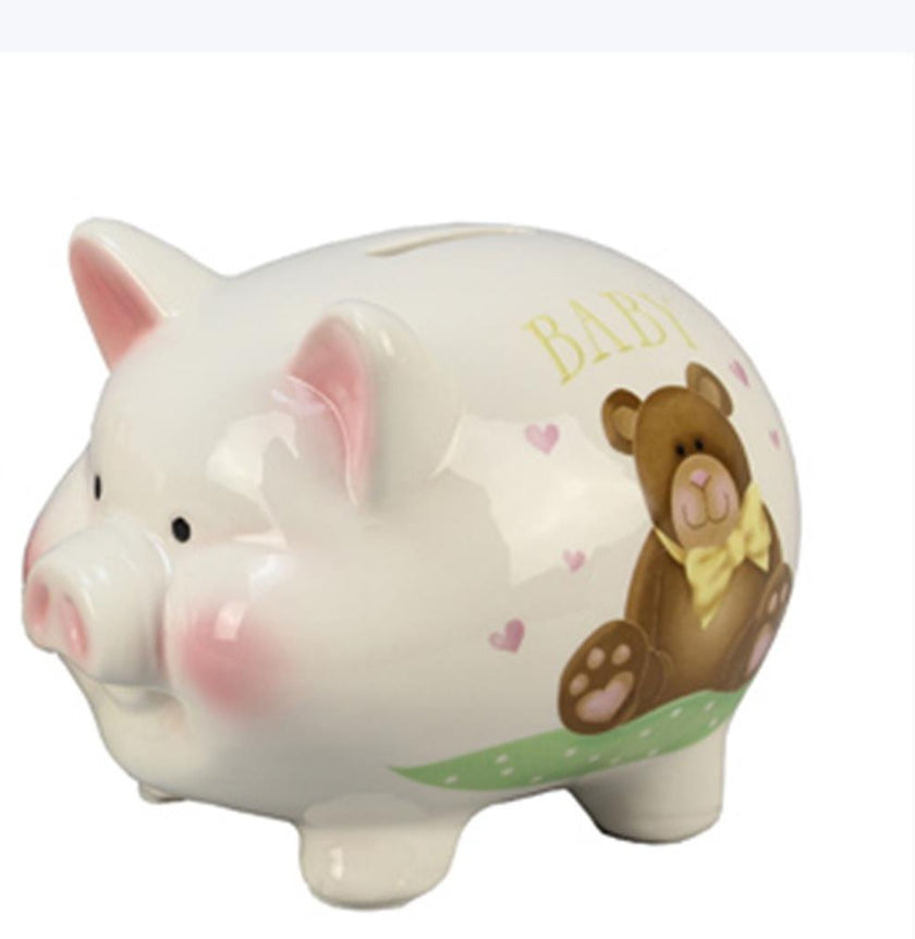 Ceramic Baby piggy bank