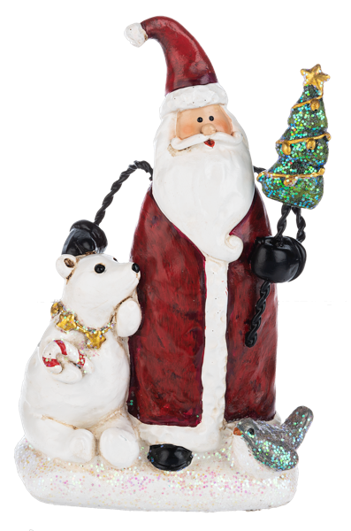 Snow Much Fun - Santa Figurines