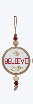 Wood Winter Solstice Ornament
