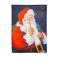 Santa Believe Garden Flag