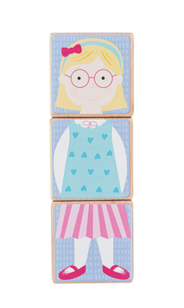 Wooden Block Doll (3 pc. set) 12M+