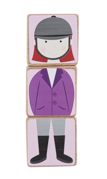 Wooden Block Doll (3 pc. set) 12M+