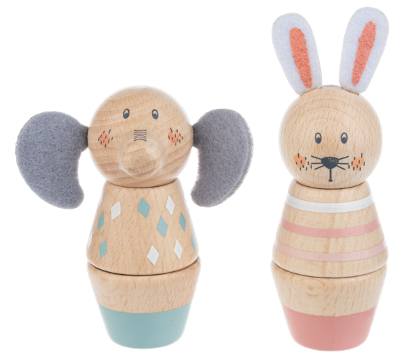 Wooden Nuts 'N Bolts Buddies