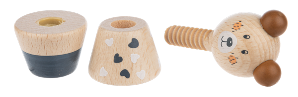 Wooden Nuts 'N Bolts Buddies
