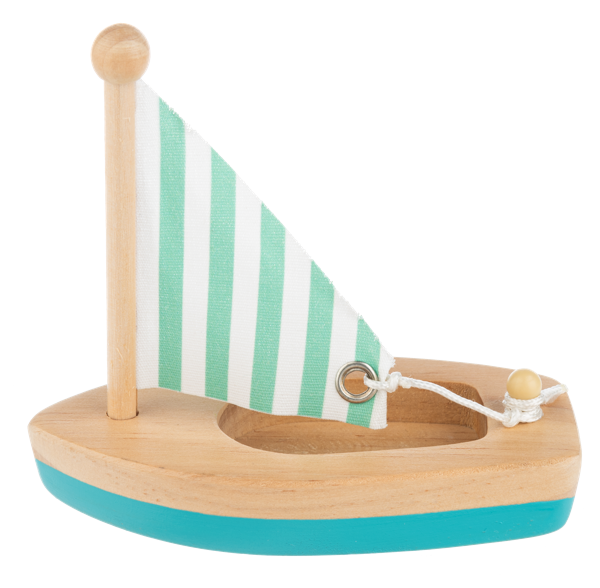 Stephen Baby wooden sailboat