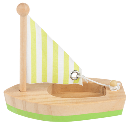 Stephen Baby wooden sailboat