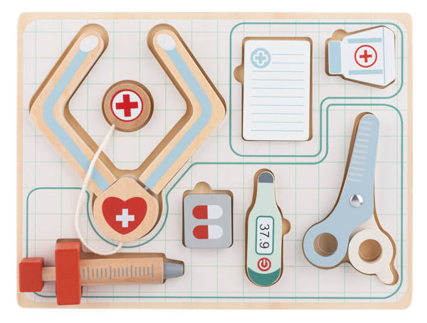 Wooden Doctor Puzzle
